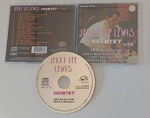 Cd Country Live [importado] Interprete Jerry Lee Lewis (1994) [seminovo]
