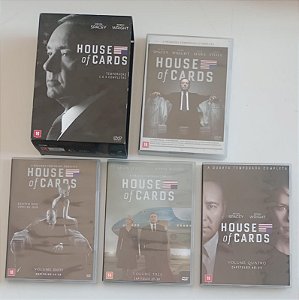 Dvd House Of Cards - Temporadas 1 a 4 Editora (2016) [seminovo]
