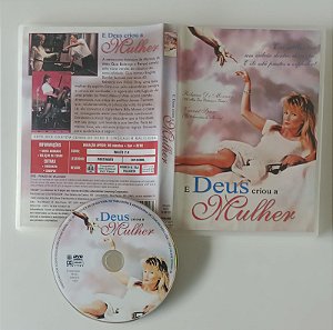 Dvd e Deus Criou a Mulher Editora [seminovo]