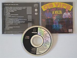 Cd a Volta (ao Vivo) Interprete os Vips (1990) [usado]