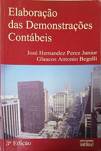 Livro Elaboração das Demonstrações Contábeis Autor Junior, José Hernandez Perez (2002) [usado]
