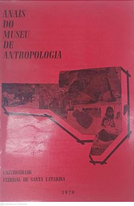 Livro Anais do Museu de Antropologia Autor Universidade Federal de Santa Catarina (1971) [usado]