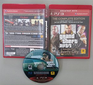 Dvd [jogo Ps3] Grand Theft Auto Iv & Episodes From Liberty City Editora Rockstar (2010) [seminovo]