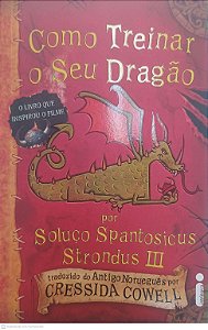 Livro Como Treinar o seu Dragão Autor Cowell, Cressida (2010) [seminovo]