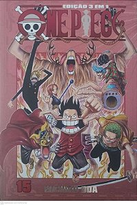 Gibi One Piece #15 Edição 3 em 1 Autor Oda, Eiichiro (2023) [seminovo]