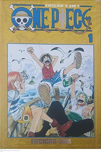 Gibi One Piece #1 Edição 3 em 1 Autor Oda, Eiichiro (2022) [seminovo]