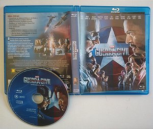 Dvd Capitão América - Guerra Civil [blu-ray] Editora (2016) [seminovo]