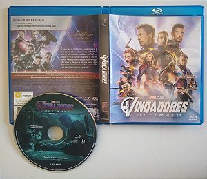 Dvd Vingadores - Ultimato [blu-ray] Editora (2019) [seminovo]