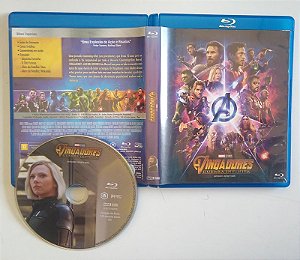 Dvd os Vingadores - Guerra Infinita [blu-ray] Editora (2018) [usado]