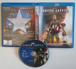 Dvd Capitão América - o Primeiro Vingador [blu-ray] Editora (2011) [seminovo]