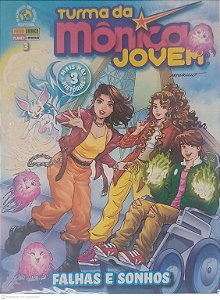 Gibi Turma da Monica Jovem, Falhas e Sonhos - Numero #3 Autor Sousa, Mauricio de (2021) [seminovo]