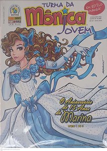 Gibi Nº 28 - Turma da Mônica Jovem: o Aniversario de 15 Anos da Marina Autor Sousa, Mauricio de (2010) [seminovo]