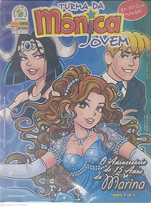 Gibi Turma da Mônica Jovem; o Aniversario de 15 Anos da Marina Autor Sousa, Mauricio de (2010) [seminovo]