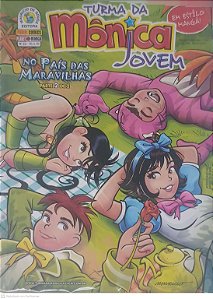 Gibi Turma da Mônica Jovem: no Pais das Maravilhas Autor Sousa, Mauricio de (2010) [seminovo]