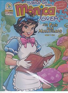 Gibi Turma da Mônica Jovem: no Pais das Maravilhas Autor Sousa, Mauricio de (2010) [seminovo]