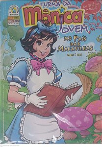 Gibi Nº 21 - Turma da Mônica Jovem: no Pais das Maravilhas Autor Sousa, Mauricio de (2010) [seminovo]