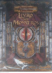 Livro Livro dos Monstros - Livro de Regras Basicas Iii V3.5 - Dungeons e Dragões Autor Desconhecido (2004) [seminovo]