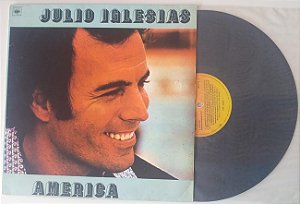 Disco de Vinil America - Lp 1978 Interprete Julio Iglesias (1978) [usado]
