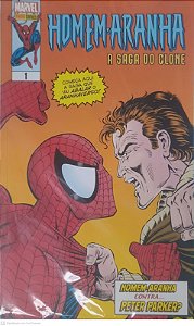 Gibi Homem Aranha - a Saga do Clone- 11 Volumes Vol 1 - Homem Aranha - a Saga do Clone - Homem Aranha contra Peter Parker? Autor Varios Autores (2024) [seminovo]