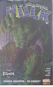 Gibi Vol 1 - o Imortal Hulk - Homem, Monstro... ou Ambos? Autor Ewing e Outros (2019) [seminovo]
