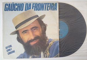 Disco de Vinil Gaiteiro, China e Cordeona - Lp 1988 Interprete Gaúcho da Fronteira (1988) [usado]