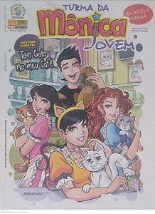 Gibi #53 - Turma da Monica Jovem - Tem Gato no Meu Café Autor Sousa, Mauricio de (2013) [seminovo]
