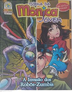 Gibi #48 - Turma da Monica Jovem - a Invasão dos Robôs-zumbis Autor Sousa, Mauricio de (2012) [seminovo]