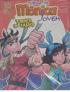 Gibi #42 - Turma da Monica Jovem - Torneio de Games Autor Sousa, Mauricio de Sousa (2012) [seminovo]