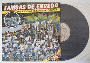Disco de Vinil Carnaval 86 Lp - Sambas de Enredo Interprete Vários (1986) [usado]