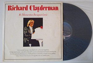 Disco de Vinil 16 Momentos Inesquecíveis - Lp 1980 Interprete Richard Clayderman (1980) [usado]