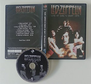 Dvd Led Zeppelin - Live At Earl''s Court 1975 Editora (2009) [seminovo]