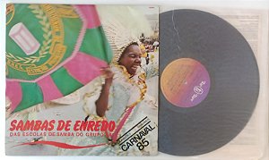 Disco de Vinil Carnaval 85 - Sambas de Enredo Interprete Grupo 1a, Escolas de Samba (1985) [usado]