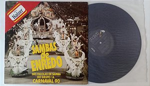 Disco de Vinil Carnaval 90 - Sambas de Enredo Interprete Grupo 1a, Escolas de Samba (1990) [usado]