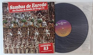 Disco de Vinil Carnaval 83 - Sambas de Enredo Interprete Grupo 1a, Escolas de Samba (1983) [usado]