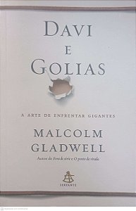 Livro Davi e Golias Autor Gladwell, Malcolm (2014) [seminovo]