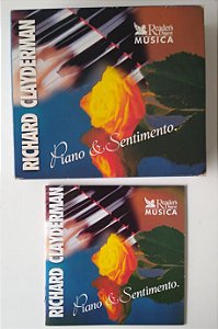 Cd Piano & Sentimento (5 Discos) Interprete Richard Clayderman (1997) [usado]