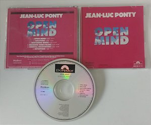 Cd Open Mind Interprete Jean-luc Ponty (1989) [usado]