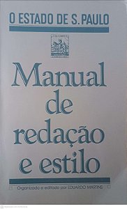 Livro Manual de Redação e Estilo Autor Martins, Eduardo [usado]