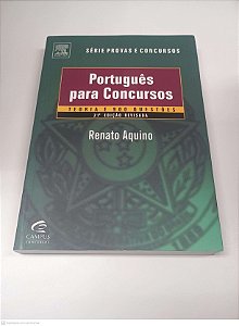 Livro Português para Concursos Autor Aquino, Renato (2007) [usado]