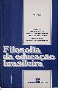 Livro Filosofia da Educação Brasileira Autor Diversos (1991) [usado]