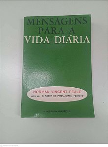 Livro Mensagens para a Vida Diária Autor Peale, Norman Vicent [usado]