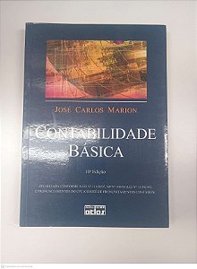 Livro Contabilidade Básica Autor Marion, José Carlos (2009) [usado]