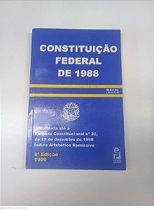 Livro Constituição Federal de 1988 Autor Sant''anna, Valéria Maria (1999) [usado]
