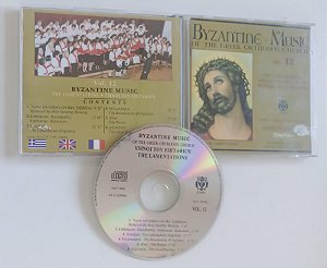 Cd The Lamentations - Música Bizantina 12 Igreja Ortodoxa (bizantine Music) Interprete Coro Bizantino (1995) [seminovo]