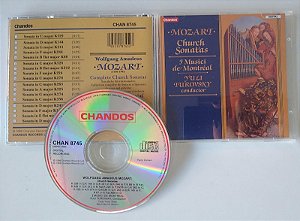 Cd Mozart: Church Sonatas Interprete I Musici de Montréal; Yuli Turovsky (1989) [usado]