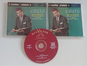 Cd Schubert / Liszt - Sonatas Interprete Emil Gilels (1993) [seminovo]