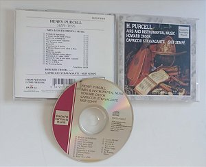 Cd H. Purcell Airs & Instrumental Music Interprete Howard Crook (1992) [seminovo]
