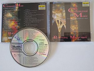 Cd Ceremonial Music For Trumpet And Symphonic Organ [importado] Interprete Rolf Smedvig & Michael Murray (1993) [usado]