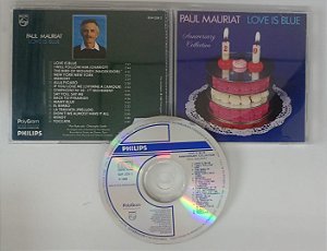 Cd Love Is Blue Interprete Paul Mariat (1988) [seminovo]