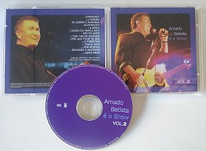 Cd é o Show, Vol. 2 Interprete Amado Batista (2004) [seminovo]